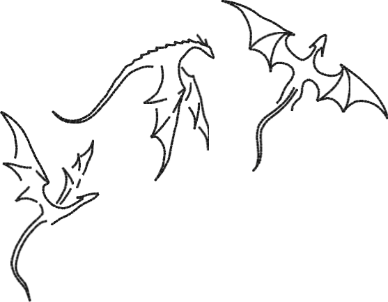 Dragon outline