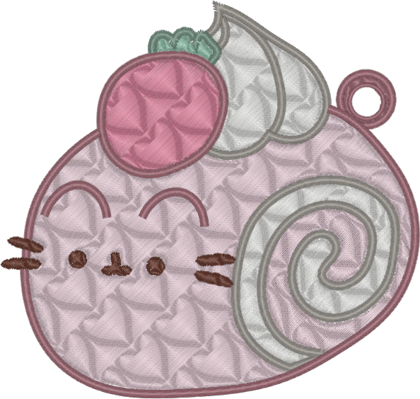 pink snack pusheen