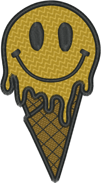 Smiley Drip  Cone