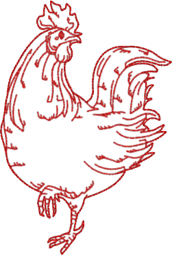 Chicken Redwork