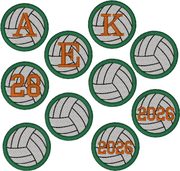 Team Volleyball Hoodie Charm