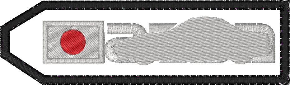 Miata JetTag Brand 155x45mm