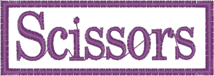 Scissors patch