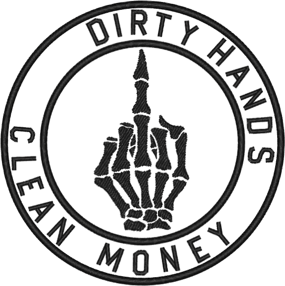 Dirty hands clean money (middle Finger)