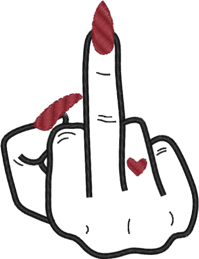 middle finger