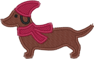 Christmas Sausage Dog